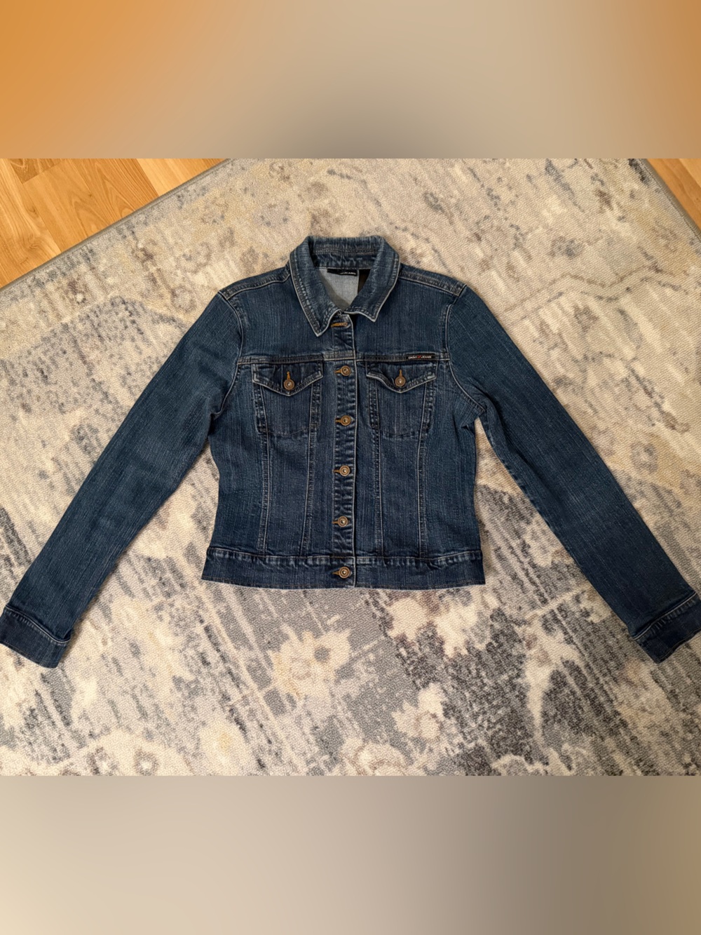 Vintage DKNY Dark Blue Denim Jacket - Women's Jean Jacket